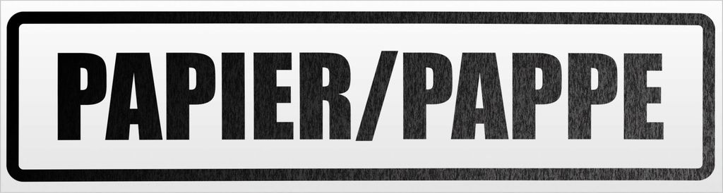 Kiwistar Papier Pappe Magnetschild Schild magnetisch - 30cm Schwarz - reflektierend - Magnetfolie für Auto PKW Kfz
