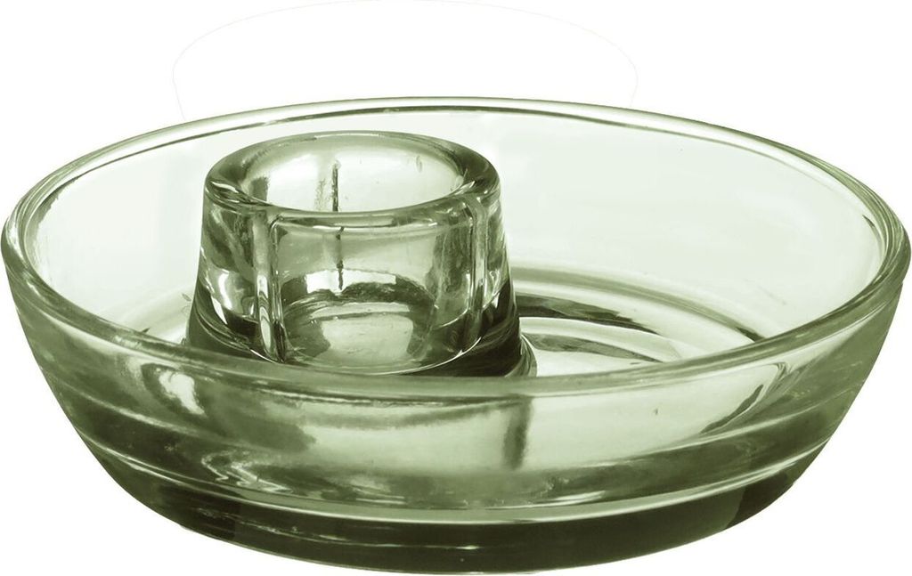 Glas Kerzenhalter 'Mia' mit kleiner Dekoschale, Ø10 x H.3 in vielen Farben wählbar | Kerzenständer | Kerzenhalter für Ihre Tischdekoration zur ...