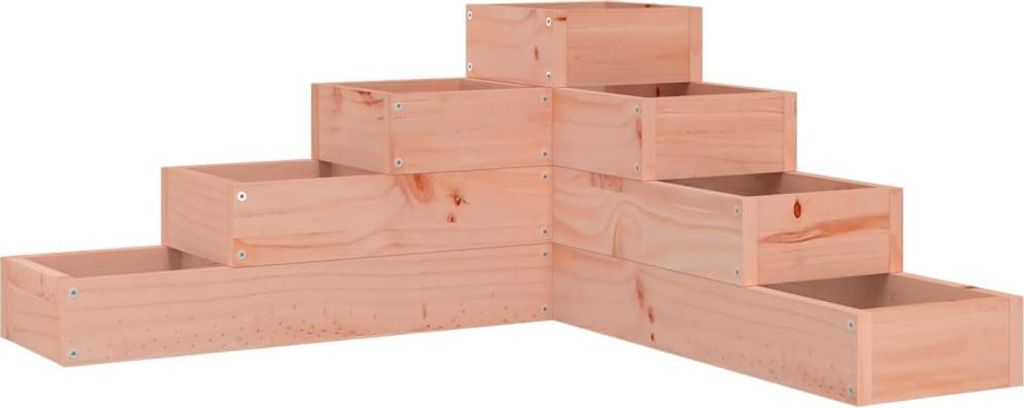 vidaXL Pflanzentreppe 4 Stufen 80,5x79x36 cm Massivholz Douglasie