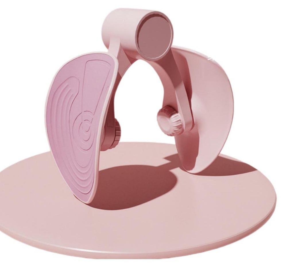INF Beckenbodentrainer PP+PTE 23x10x18cm 360 Grad Rotation für Rückbildung und Yoga Rosa