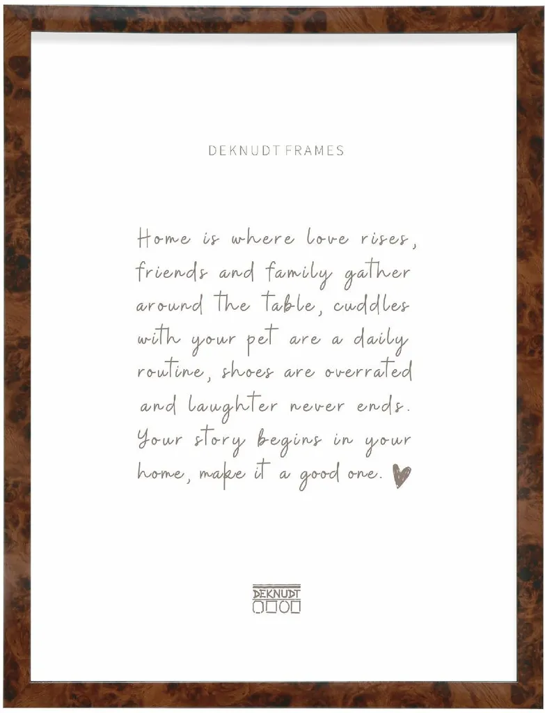 Deknudt S47EG3 cornice per foto albero radice colore nero 30x45 cm