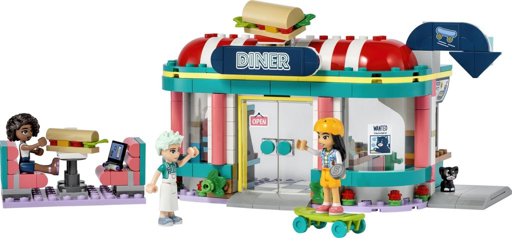 LEGO 41728 Restaurant Friends au centre-ville avec les Image du produit 