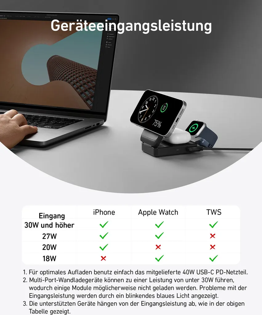 Recensione Anker MagGo 3-in-1: Caricatore Wireless 15W Qi2 MagSafe Bianco