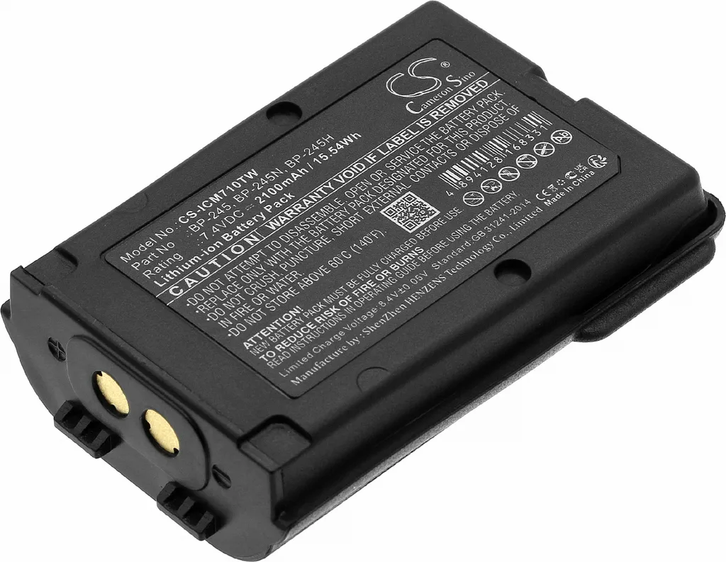 Batterie pour Icom IC-M73 et IC-M71 remplace le modèle BP-245