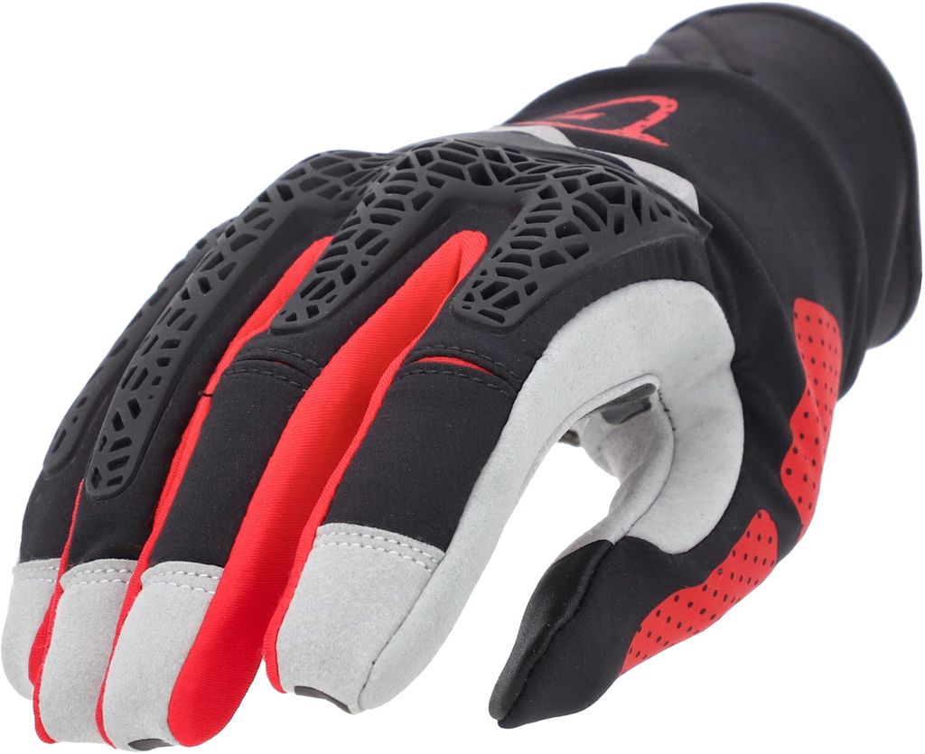 Acerbis Enduro Pro Motocross Handschuhe, schwarz/rot, S