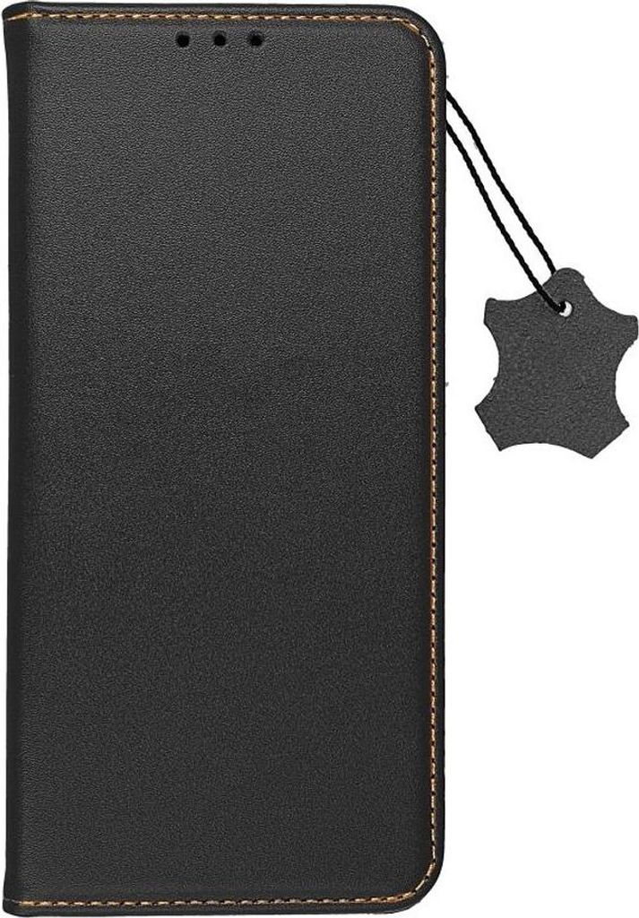 Smart Pro Echt Leder Hülle Tasche Handyhülle kompatibel mit iPhone 17 Air Schwarz