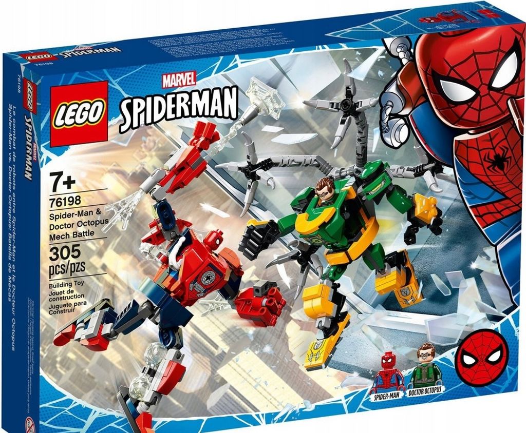 LEGO Marvel Super Heroes Bitwa mechów Spider-Mana i Doktora Zdjęcie produktu 