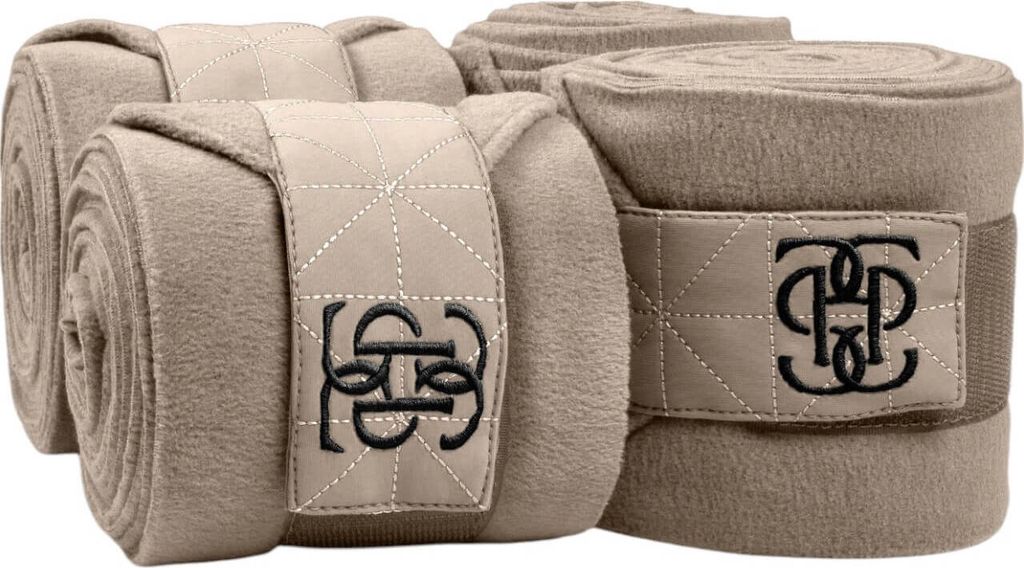 PS of Sweden Bandagen Diamond Quilt Polos FS 2025 Fleecebandagen Latte