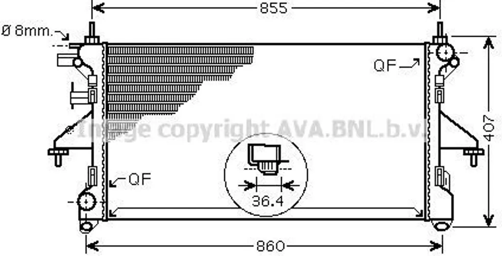 Radiateur Moteur Ducato : Finies les Surchauffes avec PRASCO PEA2304 OE