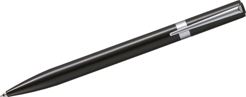 Stylo bille de luxe Tombow ZOOM L105 City noir mat avec finition métal chic