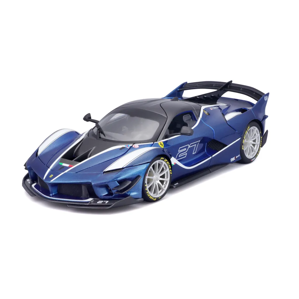 Bburago 18-16012 Ferrari FXX-K Evo '17 Peter Mann #27 Bleu Échelle 1:18