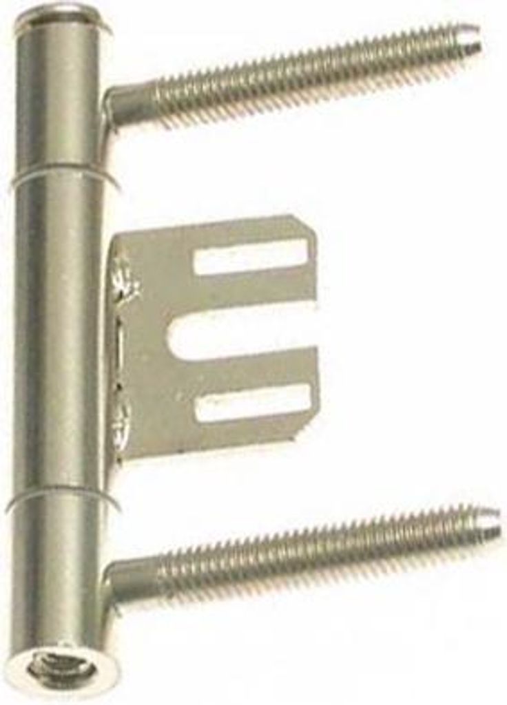 3-teiliges Scharnier, Nickelmetall 15 mm