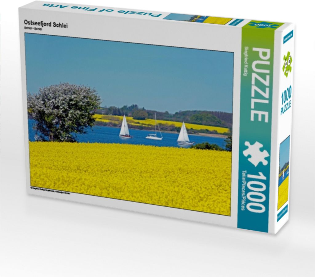 Calvendo Ostseefjord Schlei 1000 Teile Puzzle quer 640x480mm, Kuttig Siegfried; 7394096