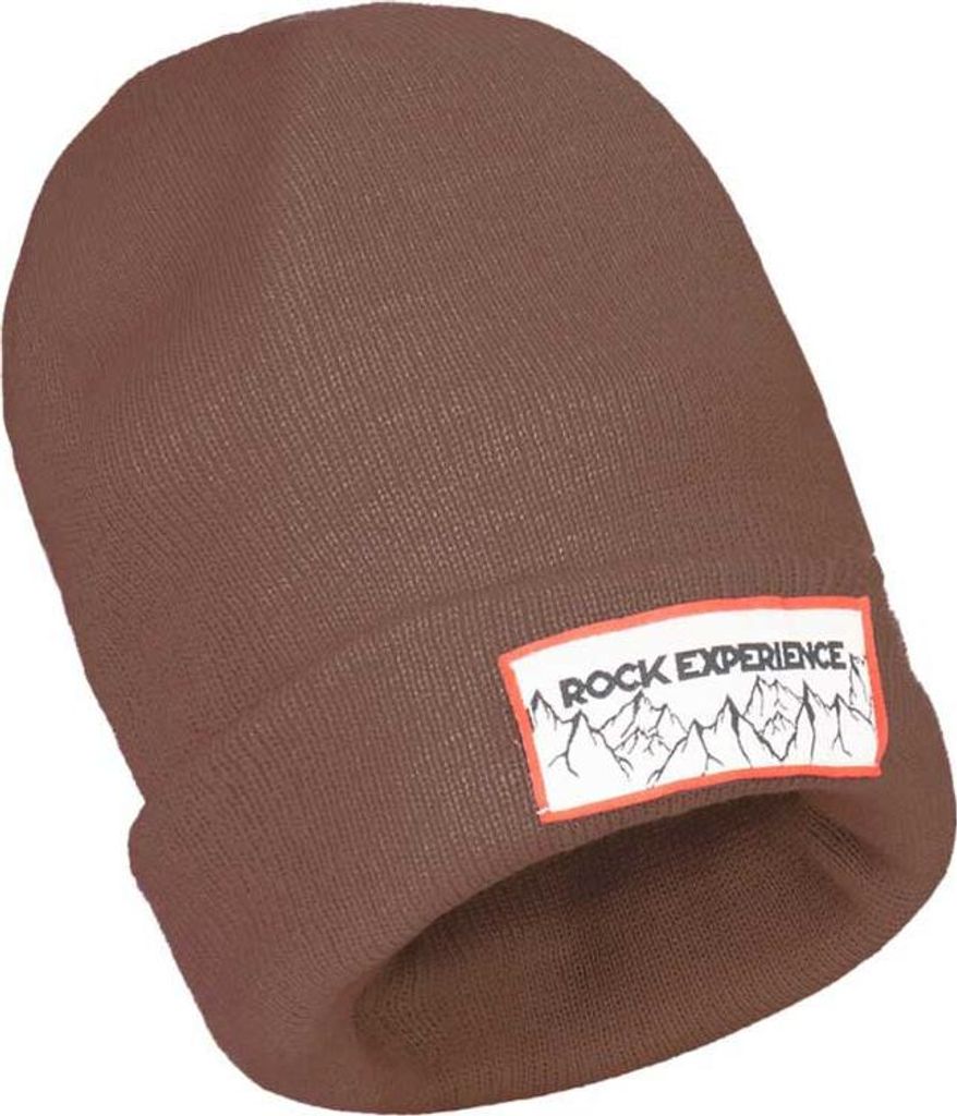 Rock Experience Vorlage Mütze Braun Herren,Damen Braun One Size