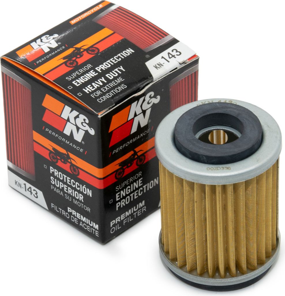 K&N Ölfilter kompatibel mit Yamaha XC TR R Cygnus X, MBK Flame F SR / SE TW Trailway 125 / 200 / 225 / 250 / 350 ccm