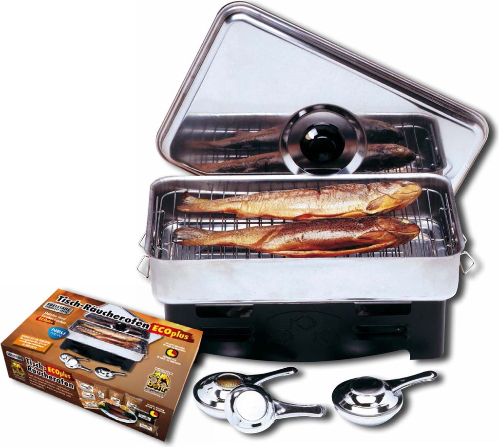 Behr Edelstahl Tisch-Räucherofen ECOPlus Räuchern Tischräucherofen 99-68891