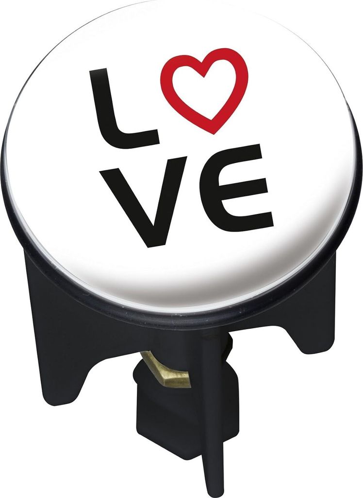 Wenko 21854100 Abflussstopfen Pluggy-Love, bunt, 4 x 4 x 7 cm