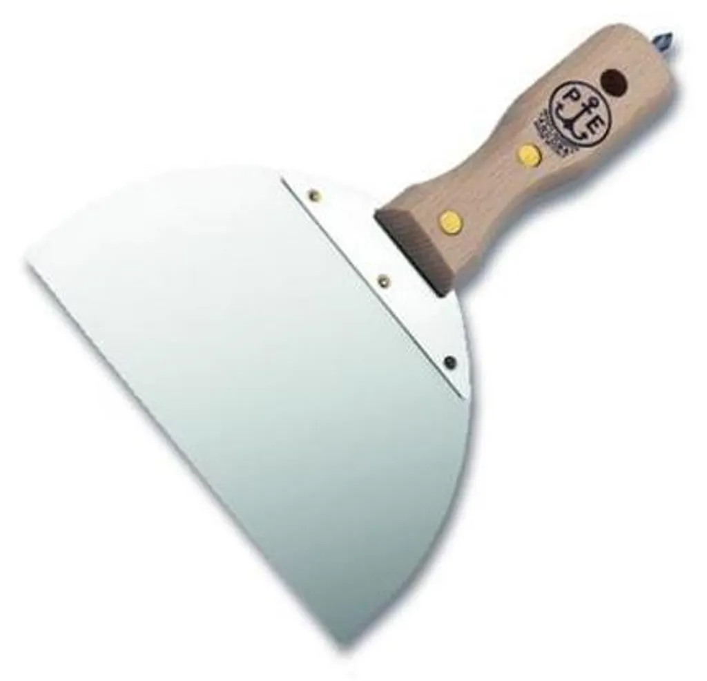 Couteau à enduire en acier inoxydable Pavan 150mm pour plâtriers pros