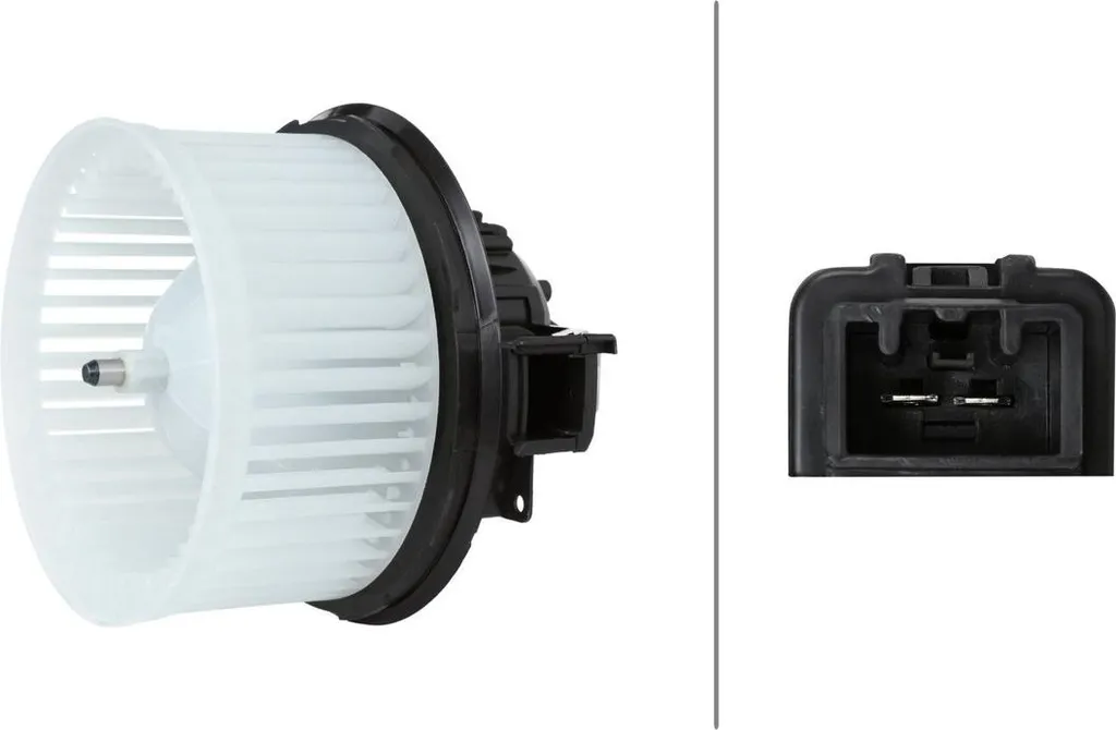 Moteur de soufflerie 12V 222W HELLA haute puissance pour VW UP! 2 pôles