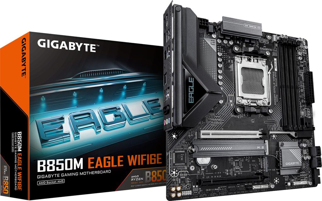 GIGABYTE B850M EAGLE WIFI6E Mainboard - AMD Ryzen 9000 Produktbild 