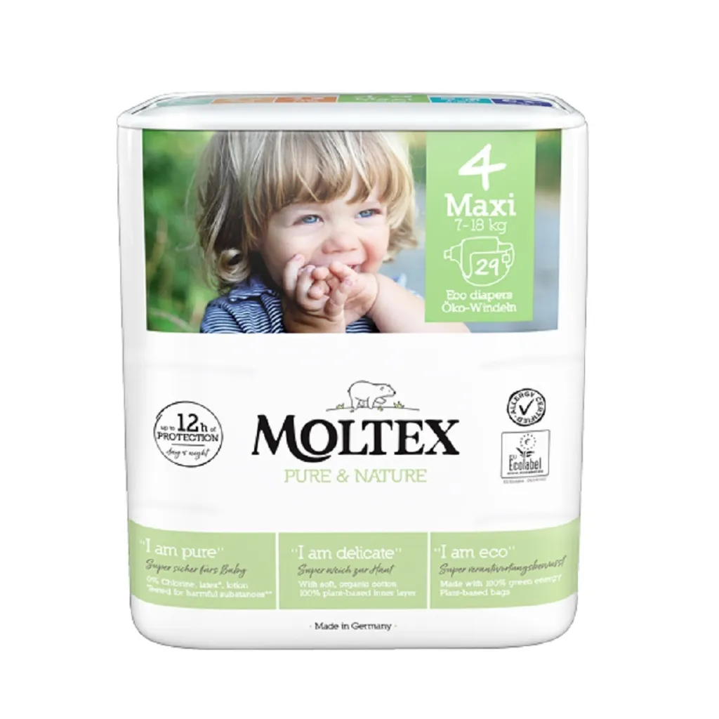 Couche Éco Taille 4 Maxi 7-18kg Haute Absorption - 29pcs x 6 Packs