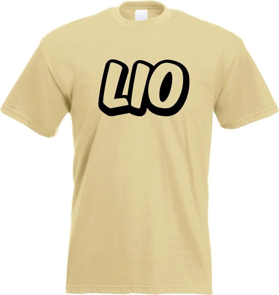 Kiwistar - T-Shirt - Khaki - Lio Vorname Jungen Motiv Bedruckt Funshirt Design Print - mit Motiv Bedruckt - Funshirt Design - Sport - Freizeit - He...