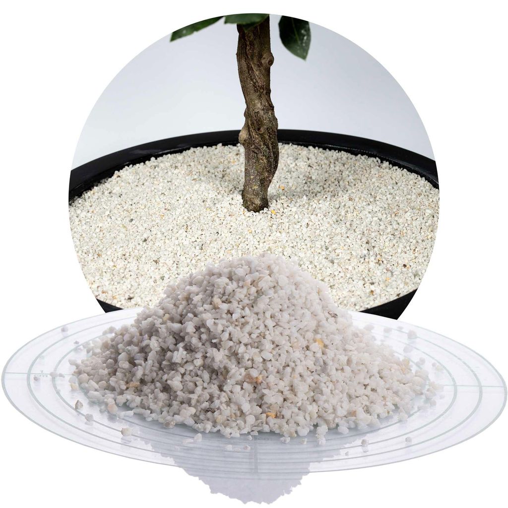 Schicker Mineral-Marmor Ziersplitt weiß 25 kg-1-3mm Produktbild 