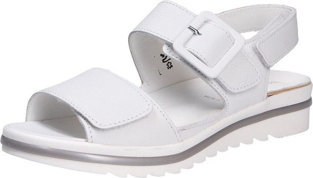 Waldläufer Hakura Sandale, Porto (Glattleder), weiss, Weite H, Klettverschluss 351013-171-150 40