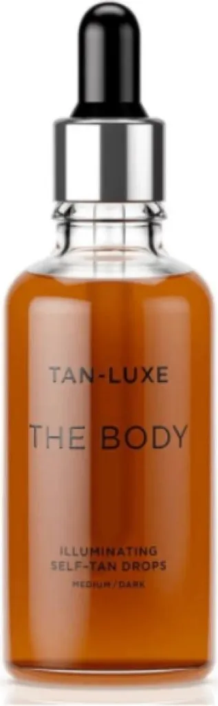 Tan Luxe THE BODY Gouttes Autobronzantes Dark 50ml à l'Huile de Framboise
