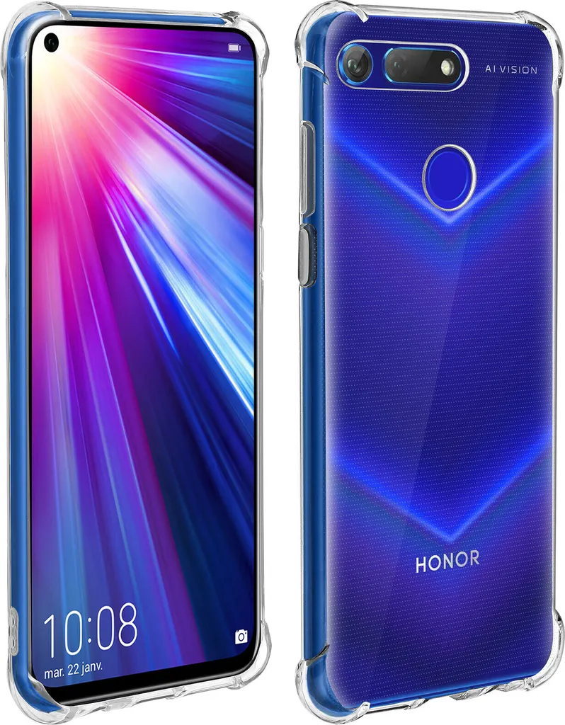 Cover Honor View 20 Avizar: Protezione Bumper TPU Trasparente Anti-Urti