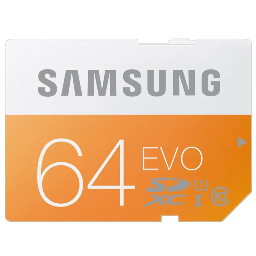 Samsung EVO 64GB SDXC - Proteggi i tuoi Ricordi di Viaggio - Classe 10