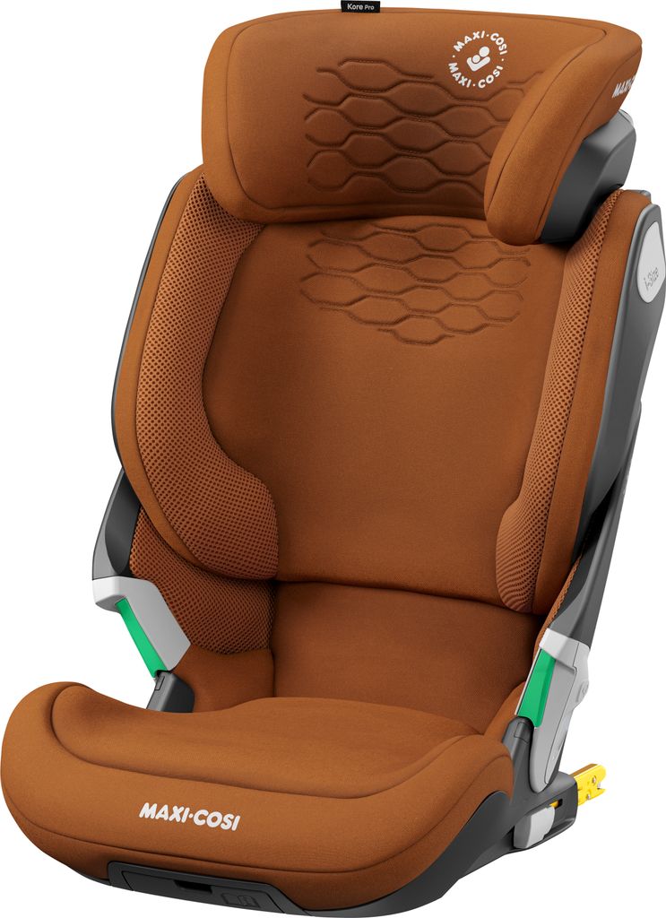 Maxi-Cosi Kore Pro Kindersitz, Autositz mit IsoFix, Nutzbar ca 3,5 bis 12 Jahre (15-36kg), Authentic Cognac, Braun