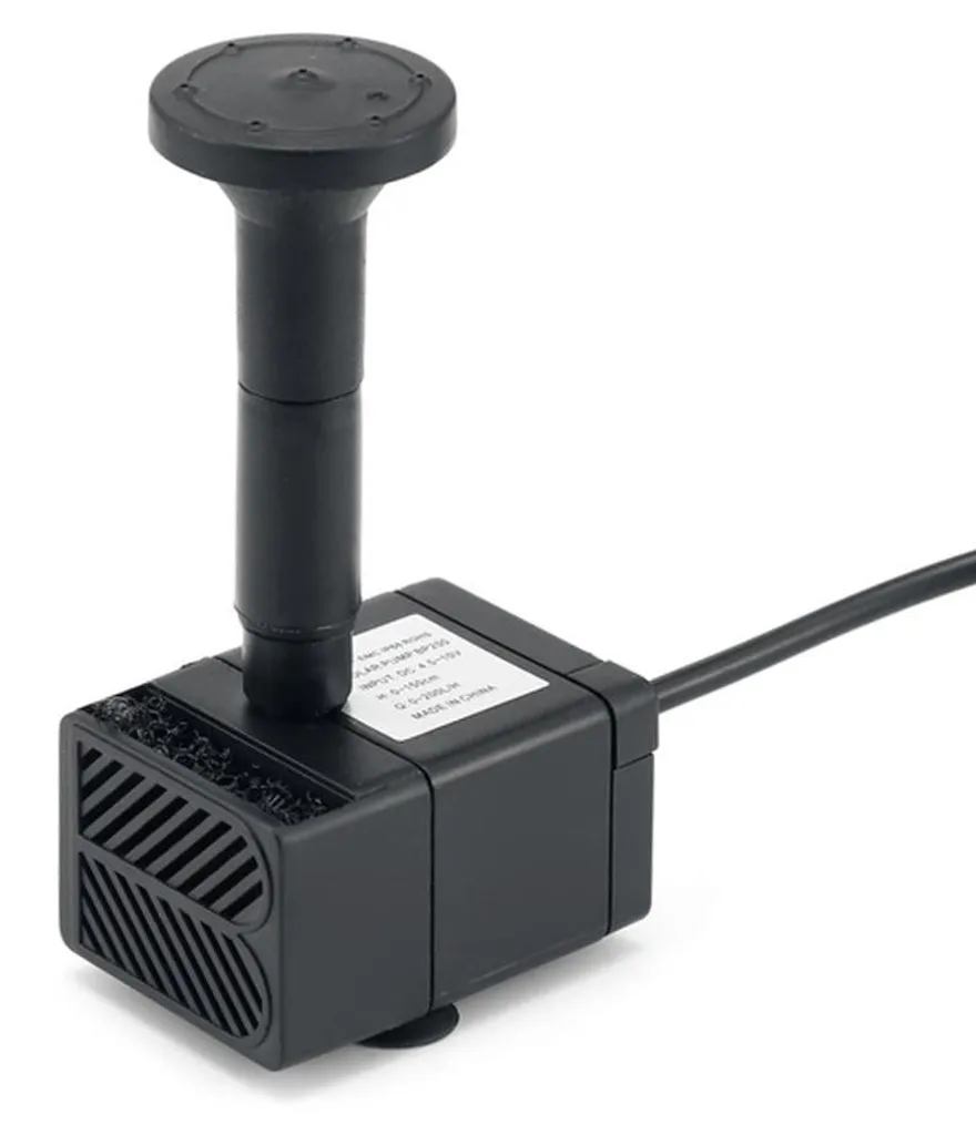 Pompe Solaire avec Batterie 5W 5V : Fontaine de Jardin Fonctionnant sans Soleil