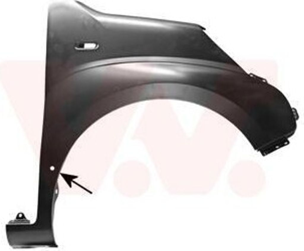 VAN WEZEL 1748656 Kotflügel Vorne Rechts für FIAT QUBO (225) FIORINO Kasten/Kombi (225) Fiorino MPV (225) passend für PEUGEOT BIPPER (AA) BIPPER...