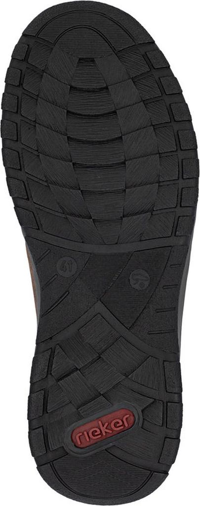 Rieker Herren Sneaker bequem mit loser Einlage und Gummizug 03365, Größe:46 EU, Farbe:Braun