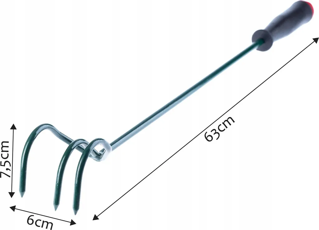 Cultivateur manuel 63 cm pour décompacter un sol dur sans mal de dos
