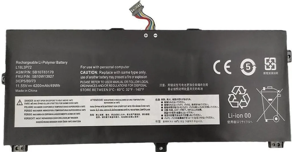 Batteria Economica ma di Qualità per Lenovo X390 Yoga MBXLE-BA0310
