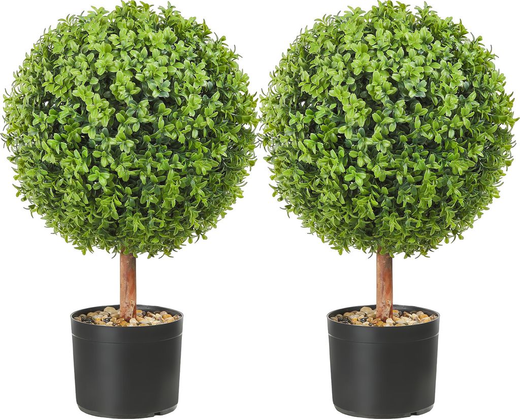 SucceBuy Arbres artificiels en forme de buis 24 pouces de Image du produit 