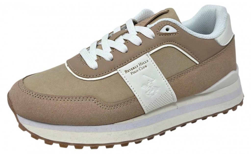 Beverly Hills Polo Penny Mix Sneaker Beige