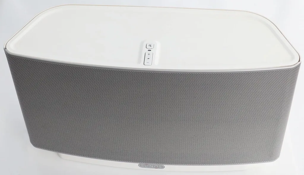 Enceinte Sans Fil Sonos Play : 5 Blanc avec Son Stéréo de Qualité