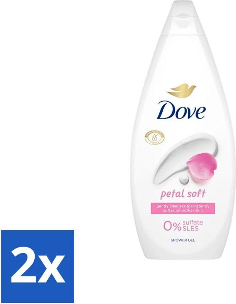 Dove Petal Soft Duschgel – Sulfatfrei – 250 ml - Produktbild 