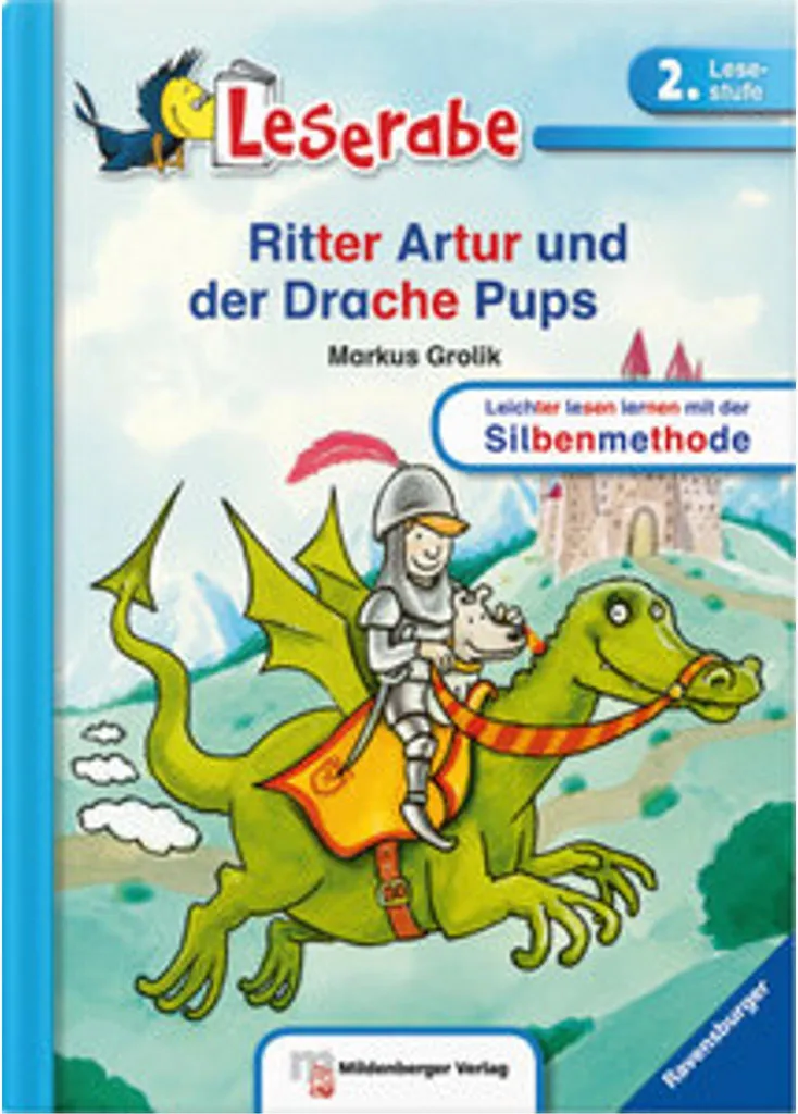 Livre éducatif allemand Leserabe Ritter Artur pour lecture du soir enfant