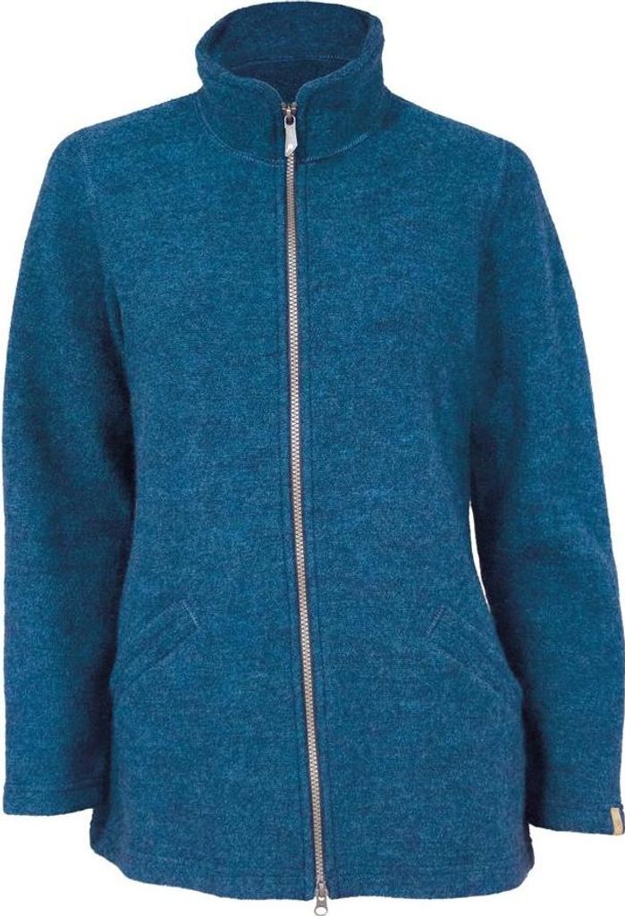 Ivanhoe Damen Brodal Long Wolljacke electric blue 46