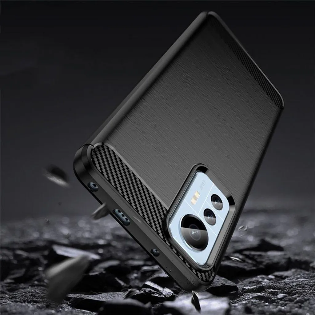 Tech-Protect Tpucarbon Xiaomi 12 Lite Nero | Custodia Professionale - 3
