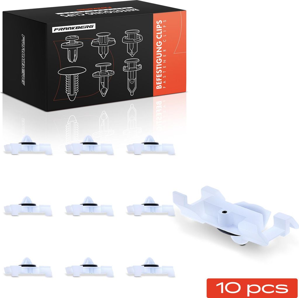 Frankberg 10x Befestigungsclips Schweller für Mercedes-Benz E W211 S211 W221 CLE C219