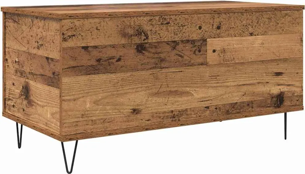 SYFAX™ Tavolino da Salotto Legno Vecchio 90x44.5cm - Arredo Rustico