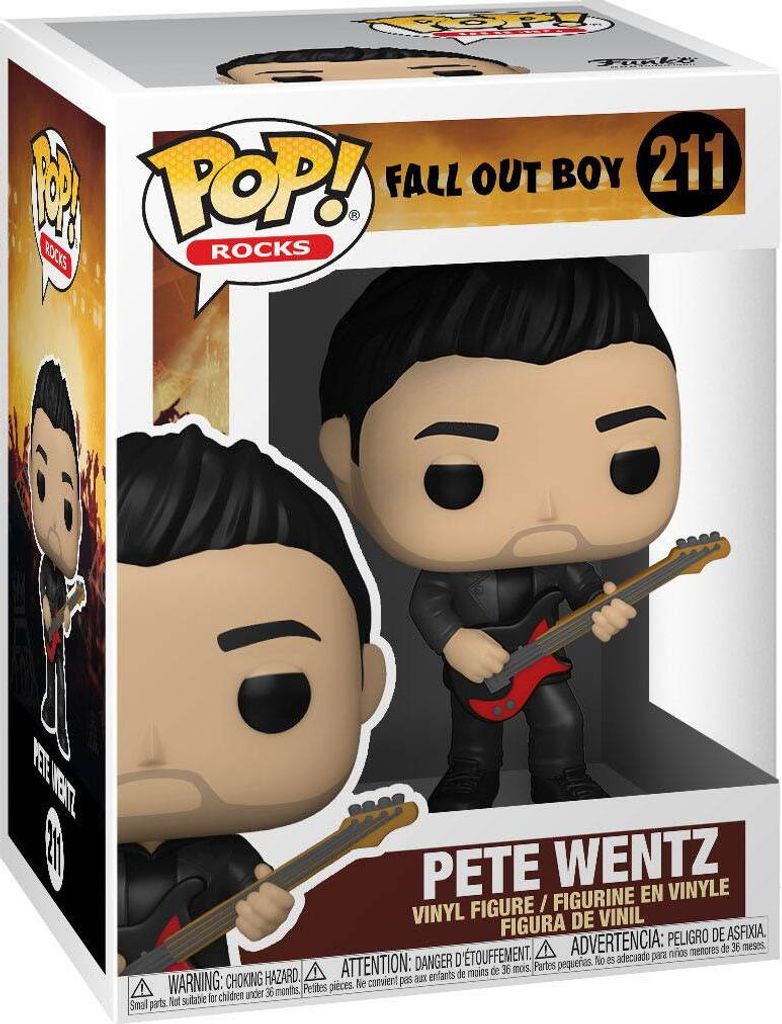Fall Out Boy - Pete Wentz 211 - Funko Pop! - Vinyl Figur Produktbild 