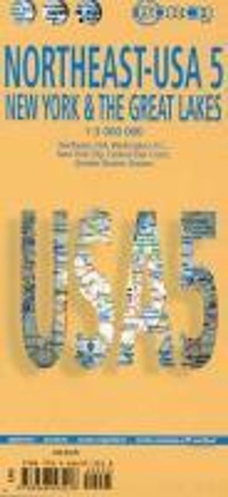 Northeast-USA 5. New York & the Great Lakes 1 : 3 000 000 + City Maps
