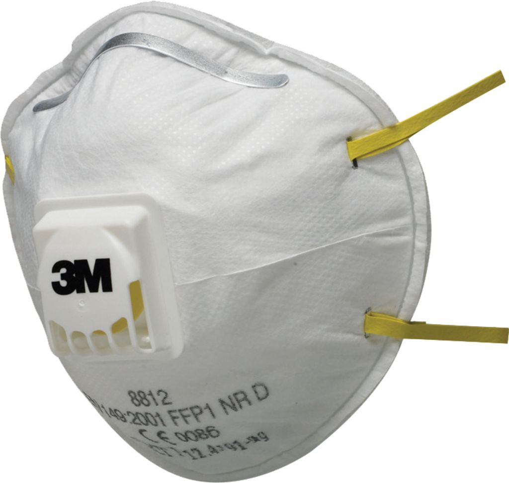 3M Atemschutzmaske 8812 FFP1NRD mit Ventil Breite Produktbild 