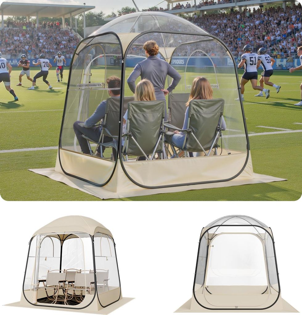 VEVOR Transparentes Zelt, 160x160x182 cm, Pop-up-Zelt für Produktbild 